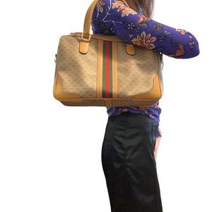 Gucci micro GG Boston web bag